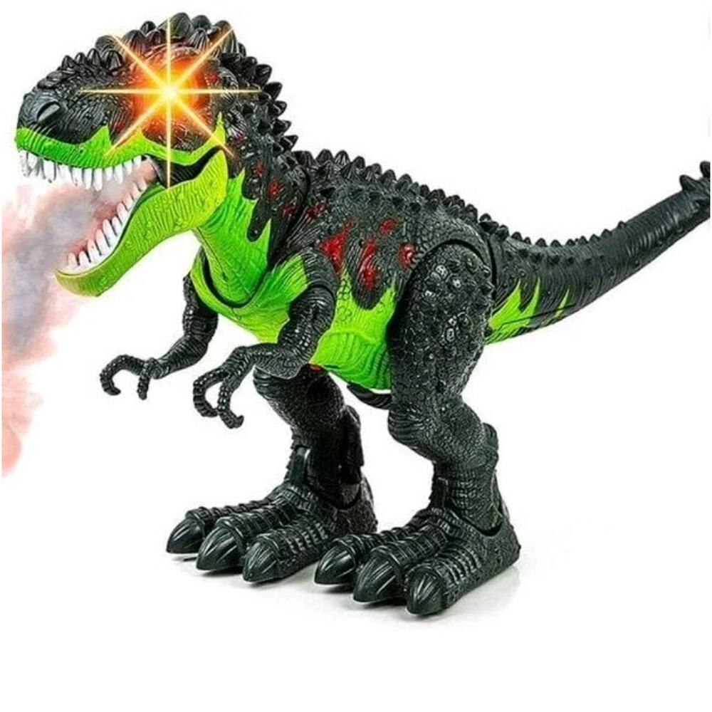 Toysery Simulated Flame Spray Tyrannosaurus Rex T-Rex Walking Fire Breathing New